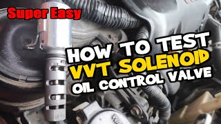 How To Test and Check VVT Solenoid  Oil Control Valve  P0010P0014 P1349  VVTOCV Basic Tips [upl. by Miriam]