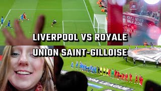 Liverpool vs Royale Union SaintGilloise  Gravenberch 1st LFC Goal Carlsberg Dugout  MORE [upl. by Ysak]