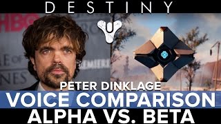 Destiny  Peter Dinklage Voice Comparison  Eurogamer [upl. by Woodhouse]