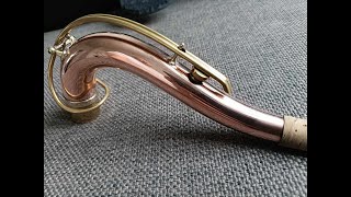 Recording saxophone  Sennheiser MD421 and Gloger neck [upl. by Airdnaz]