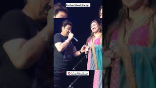 Kumar Sanu And Alka Yagnik live performance status 😍 Mujhse Saadi Karogi ❤️ shorts 90s kumarsanu [upl. by Ninnetta]