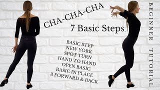 7 Cha Cha Basic Steps every Beginner should Learn  Cha Cha Dance Beginner Steps Tutorial [upl. by Barrada646]