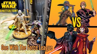 Shatterpoint One With The Force League Battle Report from Adepticon [upl. by Eidak]