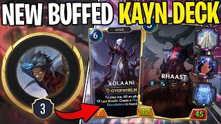 The NEW Buffed Kayn is Actually INSANE  Legends of Runeterra [upl. by Perice816]