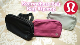 Lululemon Everywhere Belt Bag Ripstop 1L amp Mini Review [upl. by Orling]