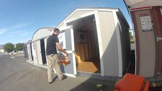 How an ASM can rehang a Tuff Shed door [upl. by Riddle]