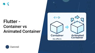 Flutter  Container vs Animated Container [upl. by Berte]