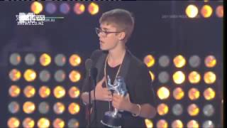 Justin Bieber thanks not only God but Jesus [upl. by Farlie173]