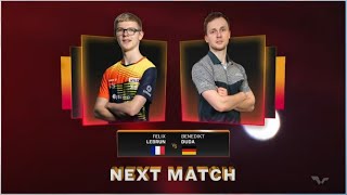 🔴 WTT Finals Fukuoka 2024  Felix LEBRUN vs Benedikt DUDA [upl. by Erdnuaed]