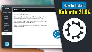 How to Install Kubuntu 2104  Kubuntu Installation Guide for PCs amp Laptops  Kubuntu 2104 [upl. by Renmus]