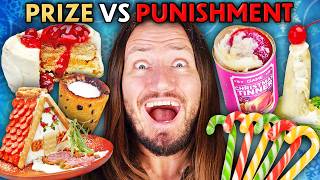 Prize Vs Punishment Roulette  Crazy Holiday Foods [upl. by Nodearb]