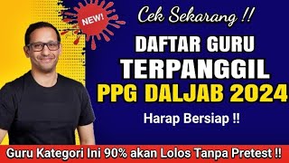 🔴Bersiap Pendaftaran PPG Daljab 2024 Aturan Baru Tanpa Pretets  Akun Sim Pkb [upl. by Hayouqes]