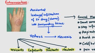 Extravasation of chemotherapy drugs cancer pharmacology [upl. by Nee]