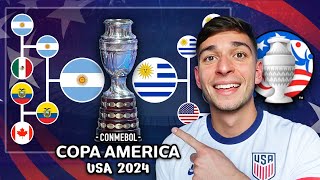 EARLY COPA AMERICA 2024 PREDICTION [upl. by Annibo]