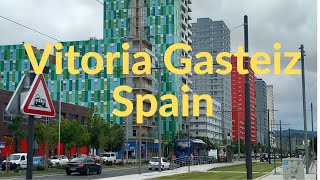 Walking Tour Vitoria Gasteiz Spain [upl. by Ainoloppa]