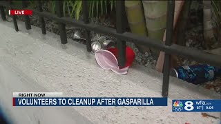 After Gasparilla Cleanup 2024 Beads vapes cans and more [upl. by Sommers]