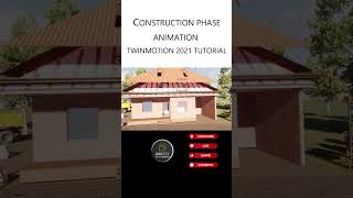 Twinmotion 2021 Tutorial  Construction Phasing Animation [upl. by Aitnom]