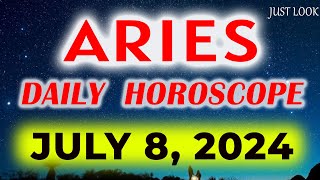 Aries Daily Horoscope Today July 8 2024 [upl. by Nikola]