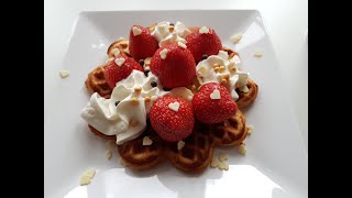 Hartjeswafels recept  Moederdag  NLBE  Plezierindekeukennl [upl. by Eninnaej799]