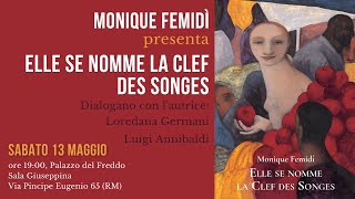 Presentazione raccolta poetica di Monique Femidì quotElle se nomme la Clef des Songesquot [upl. by Naerda]