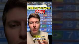 CAVIC VS PHELPS 😦🔥 viralshort deporte phelps shortsfeed swimming swim sports sportshorts [upl. by Elorak340]