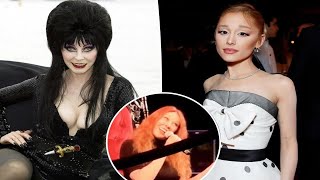 Elvira calls out Ariana Grande for snubbing her during meet and greet [upl. by Culbert]