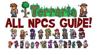 How to get all NPCs in Terraria NPC Guide Full List amp MoveIn Requirements All Platforms [upl. by Alten]