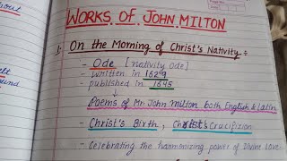 Part2 John Milton  Biography and Works  Master Cadre English ugcnet mastercadre [upl. by Oiceladni]