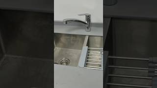 Kitchen mixer installation plumbing knowledge video sink mixer installation double waste sink saudia [upl. by Eirbua777]