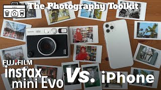 Instax Mini Evo VS iPhone [upl. by Ayn]