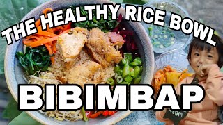 BIBIMBAP The Healthy rice bowl 🤤🍜 Easiest Recipe Ever🥰🫶🧿 dailyvlog ✌️ [upl. by Elesig]