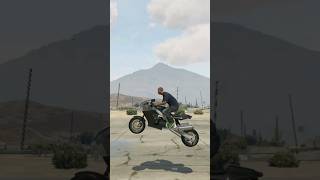 Clutch Save In GTA 5 gta bike shorts shortvideo gtav stunt driving [upl. by Anibur44]