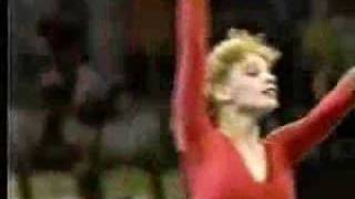 Dagmar Kersten  1988 Olympics Team Compulsories  Floor Exercise [upl. by Anerroc]