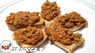 578  Crostini barghigianianche questi son toscani antipasto di carne tipico della Garfagnana [upl. by Ariel]