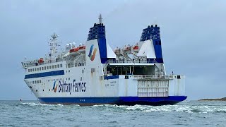 MV Barfleur Departs Poole 251023 [upl. by Siegler]