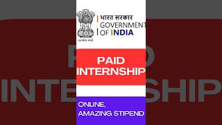 EARN RS12000 PER Month  Government of India Internship  PAID Internship for Students 2024 [upl. by Ylurt]