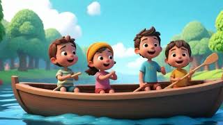 Row Row Row Your Boat  Canciones Infantiles More Nursery Rhymes 赤ちゃんサメ Kids Songs  Lagu Anak Anak [upl. by Armyn151]