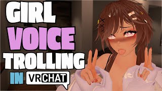 quotI THOUGHT YOU WERE FEMALEquot  Girl Voice Trolling in VrChat [upl. by Leann]