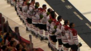 Team Canada 2010 Gold Medal National Anthem [upl. by Sergu656]