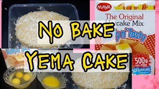 No Bake Yema Cake  Maya Hotcake  500g  Yema frosting [upl. by Robinett]