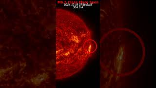 Strong M65 Class Solar Flare  Saturday 20241019 0656 shorts solar spaceweather solarflare [upl. by Eiwoh]