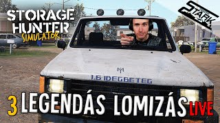 Storage Hunter Simulator  3Rész Legendás Tárgyakat Lomizunk  Stark LIVE [upl. by Nylazor]