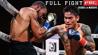 Russell vs Magsayo FULL FIGHT January 22 2022  PBC on Showtime [upl. by Leihcey]