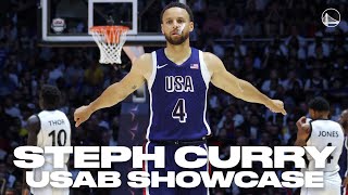 Stephen Currys BEST PLAYS from USA Basketball Showcase [upl. by Nakeber]