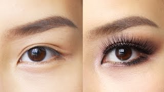 Easy Eye Makeup for Hooded or Asian Eyes [upl. by Eerrehc]