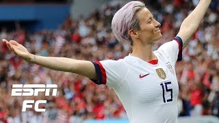 Megan Rapinoe on her goal celebration Trumps tweets and equal pay  USWNT [upl. by Fritz338]