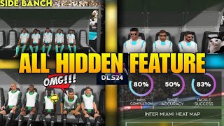 DLS 24 ALL HIDDEN FEATURE 😍🔥 Dream League Soccer 2024 All Feature  DLS 24 New Update [upl. by Htebasil]