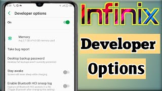 Enable developer option on Infinix S4 S5 Hot 8 Hot 9 Note 7  Enable developer on infinix [upl. by Keefe]