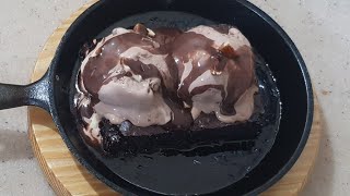 Homemade Sizzler Brownie recipe tamil [upl. by Sheya]