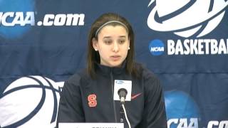 Syracuse Players Preview the NCAA Tournament  Syracuse Womens Basketball [upl. by Bayly444]